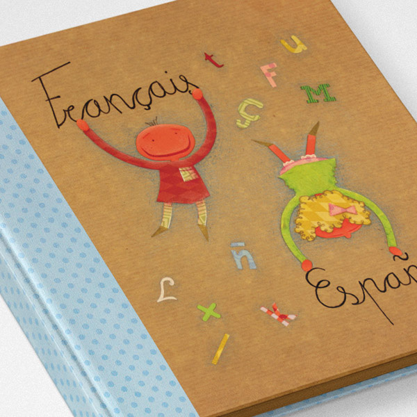 Illustrated Alphabet French-Spanish